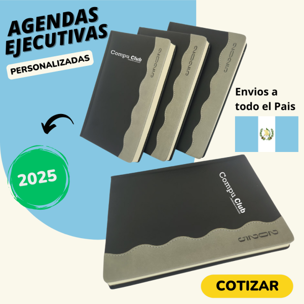 Agenda Ejecutiva 2025 Negro/Gris