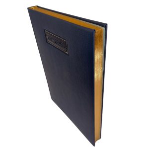 agenda presidente canto dorado azul